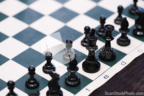 Image of Chess board with pieces