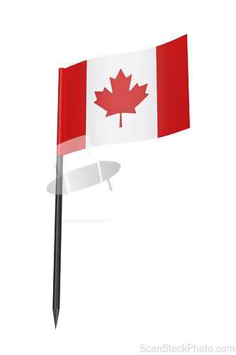 Image of Canadian flag toothpick
