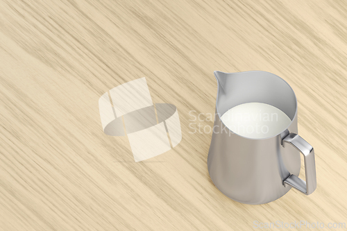 Image of Stainless steel milk pitcher