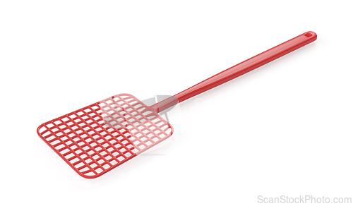 Image of Red fly swatter