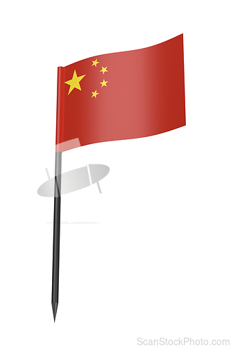 Image of Chinese flag toothpick