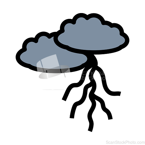 Image of Clouds And Lightning Icon
