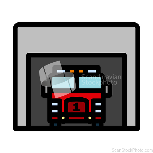 Image of Fire Station Icon