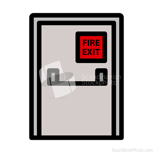 Image of Fire Exit Door Icon
