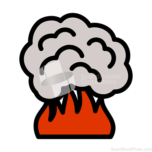 Image of Fire And Smoke Icon