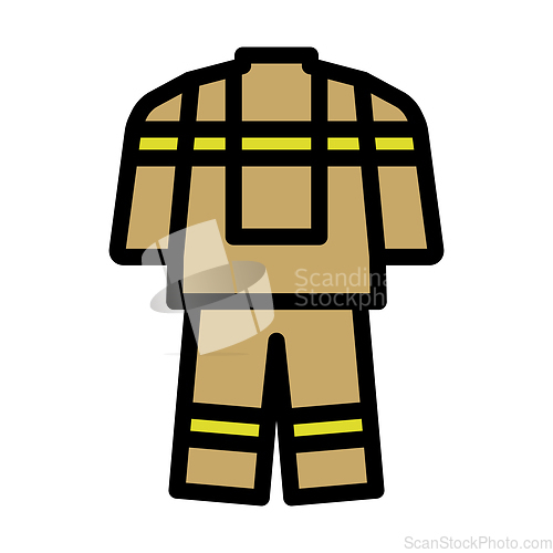 Image of Fire Service Uniform Icon