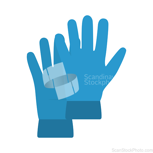 Image of Rubber Protective Gloves Icon