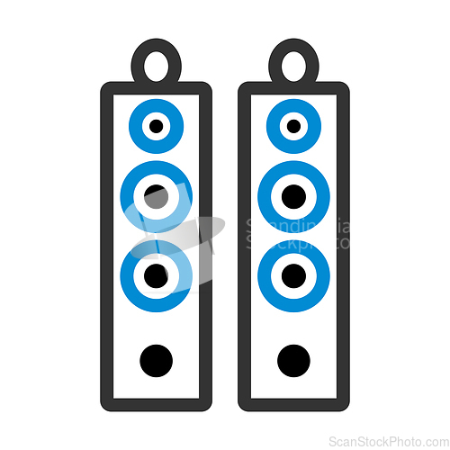 Image of Audio System Speakers Icon