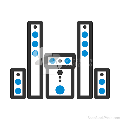 Image of Audio System Speakers Icon