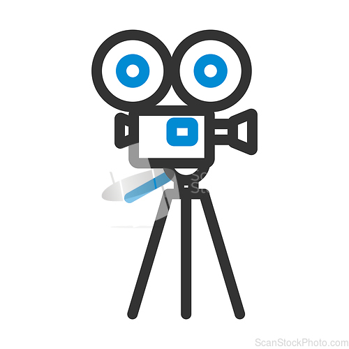 Image of Retro Cinema Camera Icon