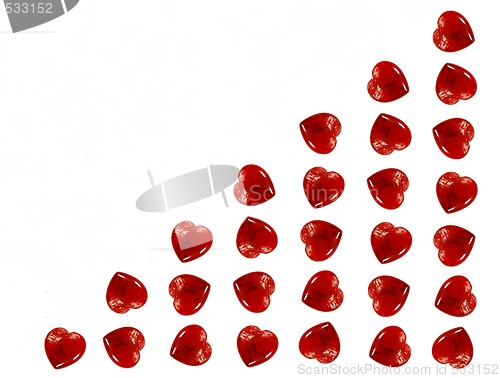 Image of Hearts background