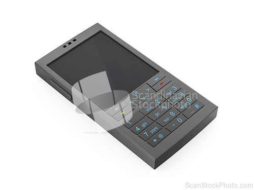 Image of Black mobile phone