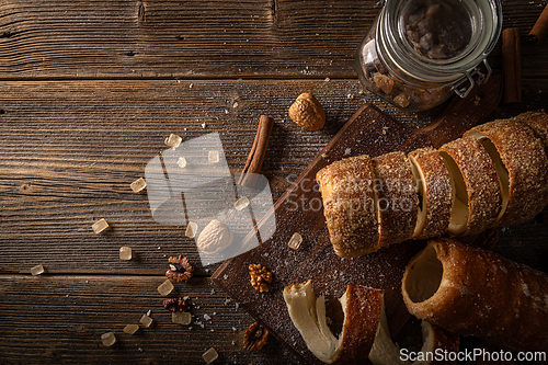 Image of Delicious, freshly baked chimney cake