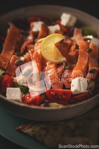 Image of Fresh and healthy smoked salmon