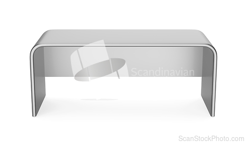 Image of Silver office desk
