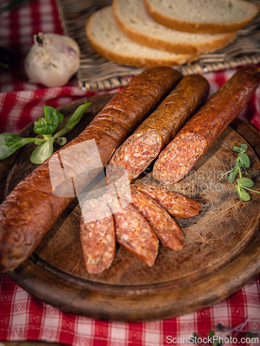 Image of Sausage seasoned with herbs