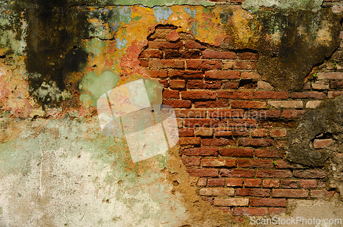 Image of Old brick wall background