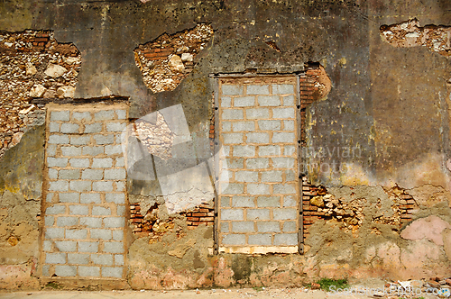 Image of Old brick wall background