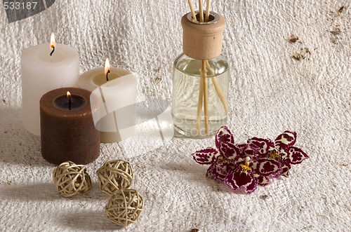 Image of aroma therapy items