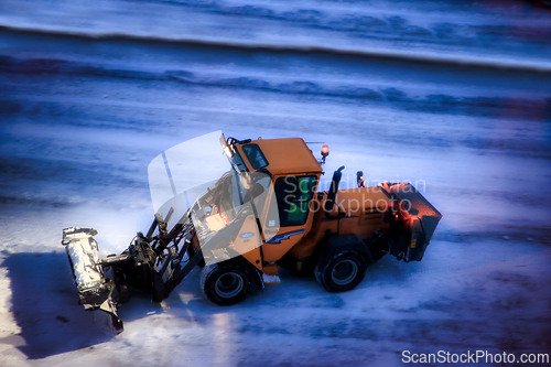 Image of Removing Snow with Wille 365 Utility Vehicle 