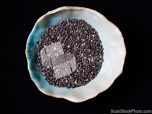 Image of Chia seeds in a bowl