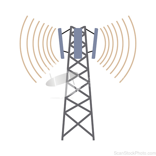 Image of Cellular Broadcasting Antenna Icon