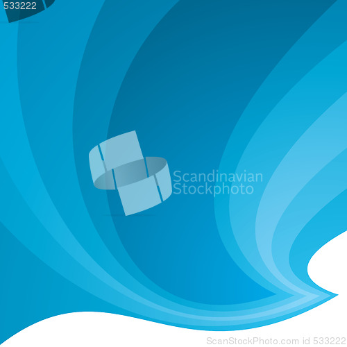 Image of blue swish background