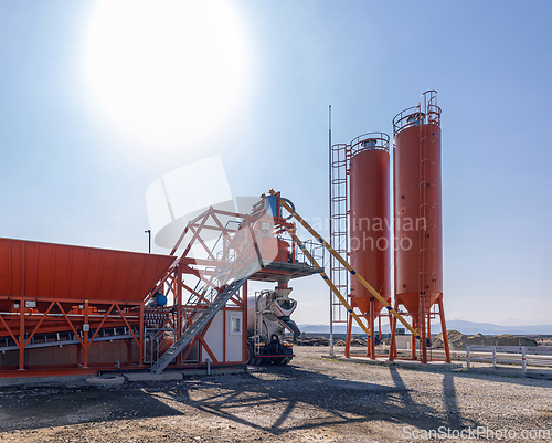 Image of Concrete batching plant