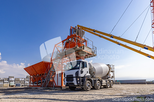 Image of Concrete mixing plant