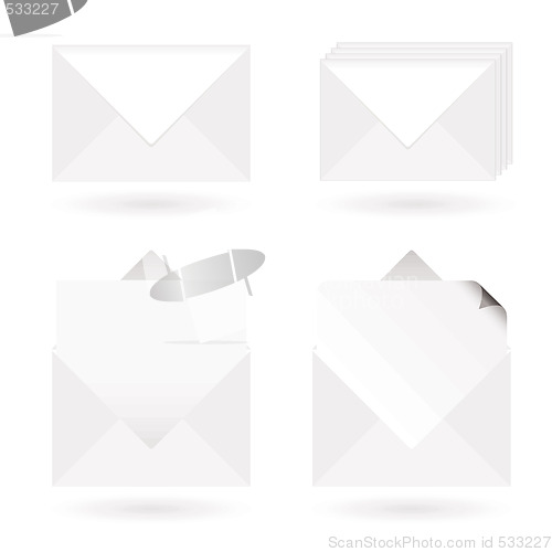 Image of envelopes open