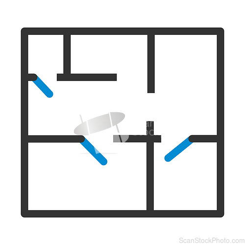 Image of Icon Of Apartment Plan
