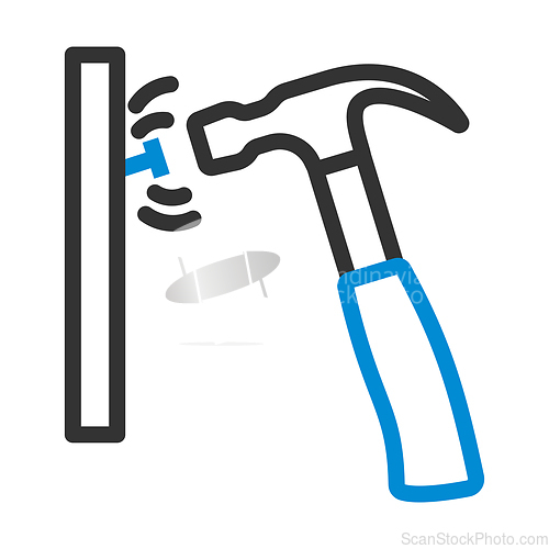 Image of Icon Of Hammer Beat To Nail