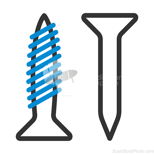 Image of Icon Of Screw And Nail