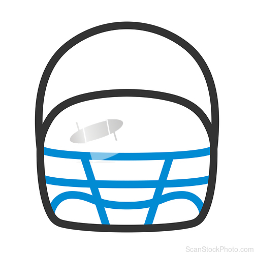 Image of American Football Helmet Icon