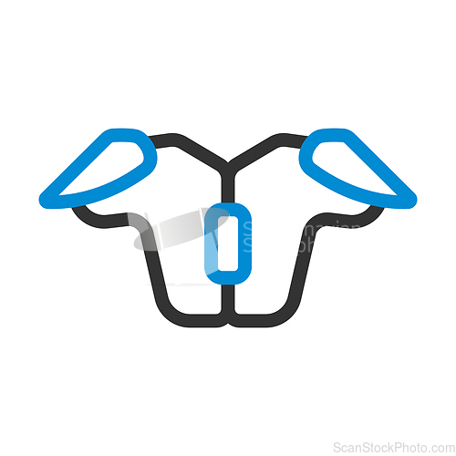 Image of American Football Chest Protection Icon