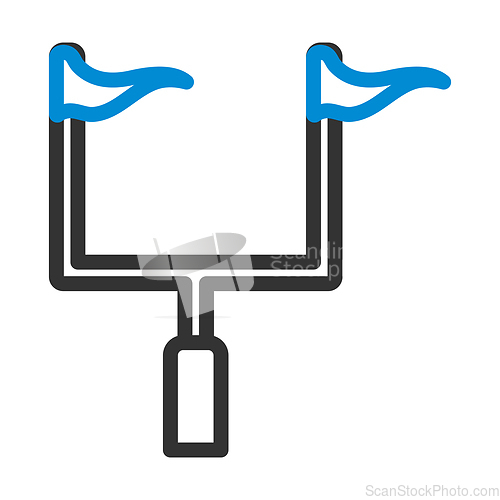Image of American Football Goal Post Icon