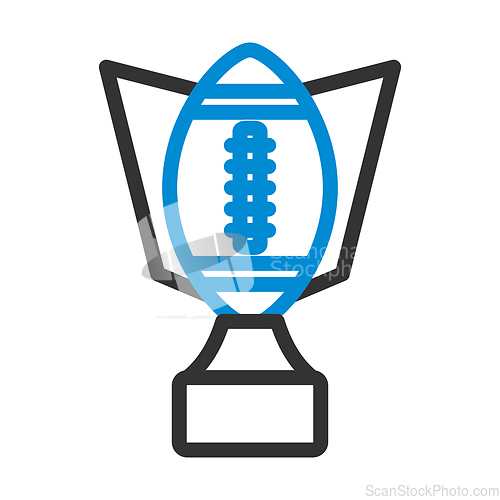 Image of American Football Trophy Cup Icon