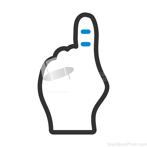 Image of American Football Foam Finger Icon