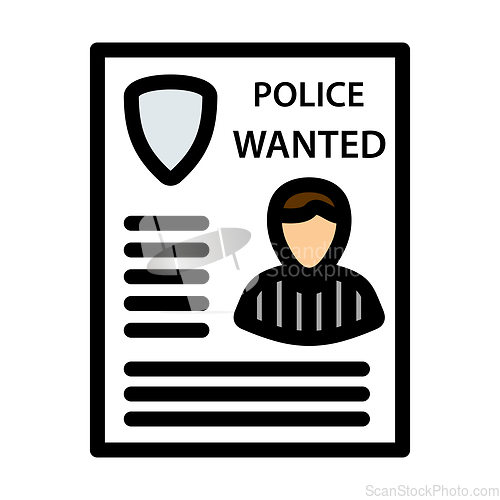 Image of Wanted Poster Icon