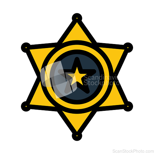 Image of Sheriff Badge Icon