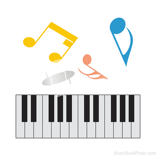 Image of Icon Of Piano Keyboard