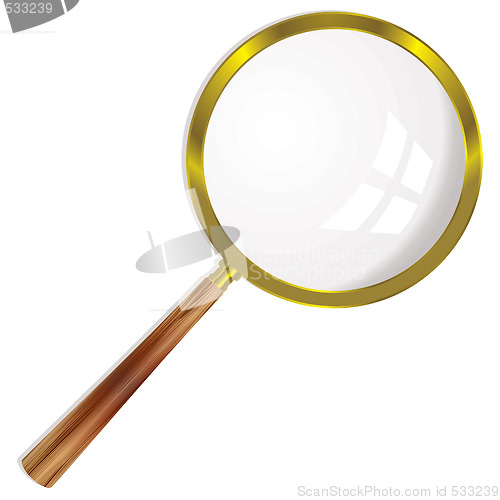 Image of magnifying glass single
