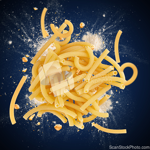 Image of Raw maccheroni lisci pasta