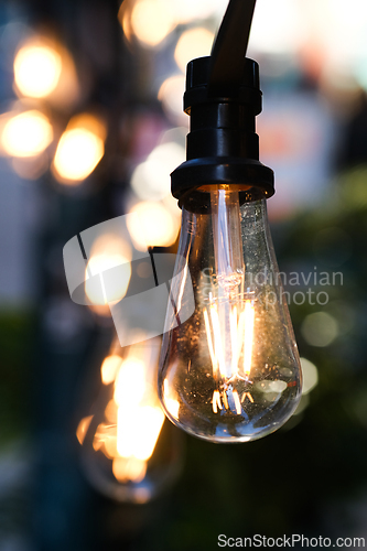 Image of Light bulb outside
