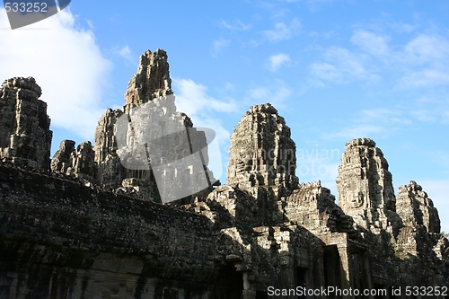 Image of Bayon temple in Angor, Cambodia