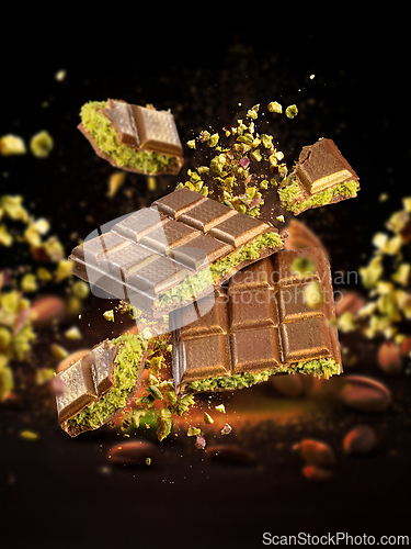 Image of Delicious pistachio chocolate bars