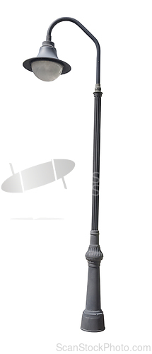 Image of Street lamppost, isolated over white