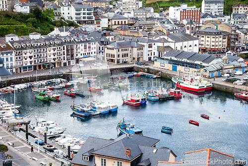 Image of LUARCA, SPAIN - APRIL 25, 2015 - Seaport of Luarca