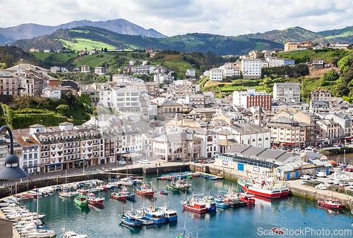 Image of LUARCA, SPAIN - APRIL 25, 2015 - Seaport of Luarca