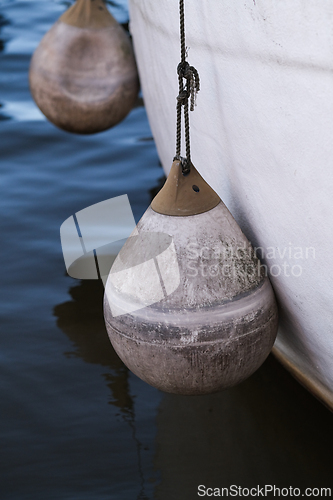 Image of Fenders on a ship
